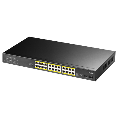 CUDY GS1028PS2 przełącznik sieciowy 24-portowy Gigabit PoE+ 300W