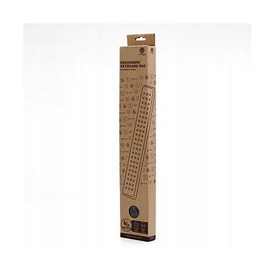 Powerton ERGO DARK EDITION Podkładka przed klawiaturę piana, czarna