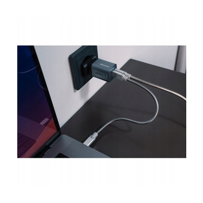 Verbatim Ładowarka GaN USB 3.0 USB C szara, 35 W, wymienne końcówki C,G,A