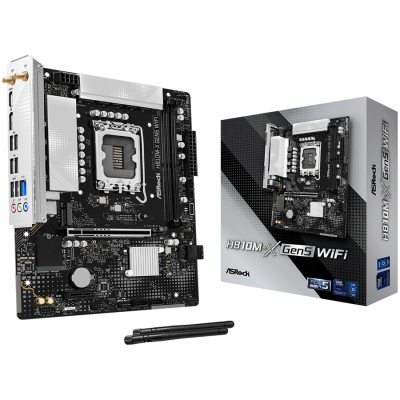 ASROCK H810M-X GEN5 WIFI mATX LGA1851 DDR5
