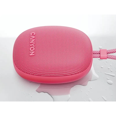 CANYON Głośnik Bluetooth OnMove 12 IPX7 TWS 5W Różowy