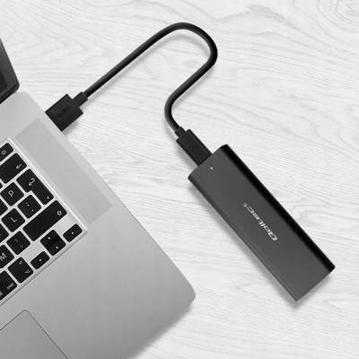 Qoltec Obudowa kieszeń do dysków M.2 SSD NVME PCI-E USB typ C