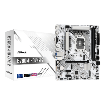 ASROCK B760M-HDV/M.2 mATX LGA1700 DDR5