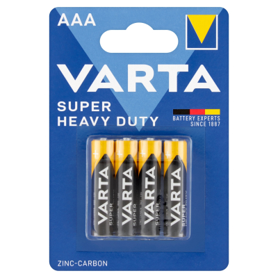 VARTA BATERIE CYNKOWE R3 (AAA) SUPER HEAVY DUTY 4szt