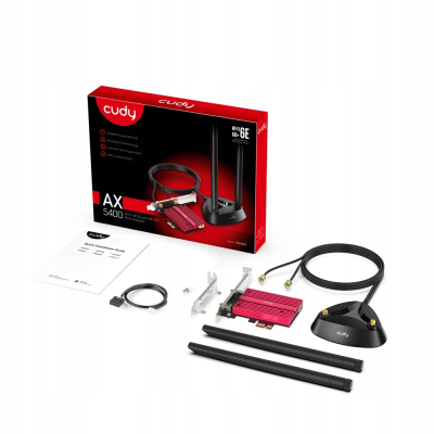 CUDY Karta sieciowa WE4000 WiFi AX5400 PCI-E SKLEP KOZIENICE RADOM