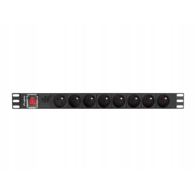 Lanberg Listwa rack PDU 19 cali 1U 16A 8X 230V 2m