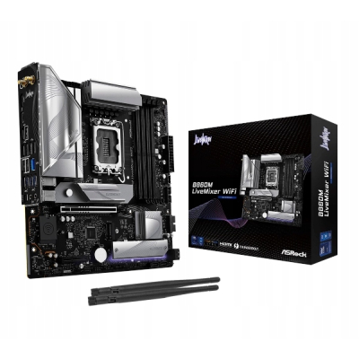 ASROCK B860M Livemixer WiFi mATX LGA1851 DDR5