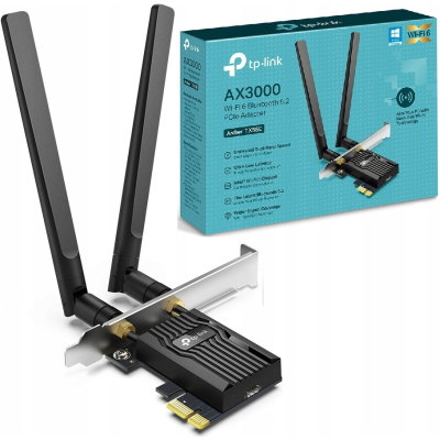 Bezprzewodowa Karta sieciowa PCI Express WiFi 6 AX3000 TP-Link ARCHER TX55E