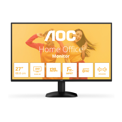 AOC Monitor Q27B35S3 27 cali IPS 120Hz HDMI DP