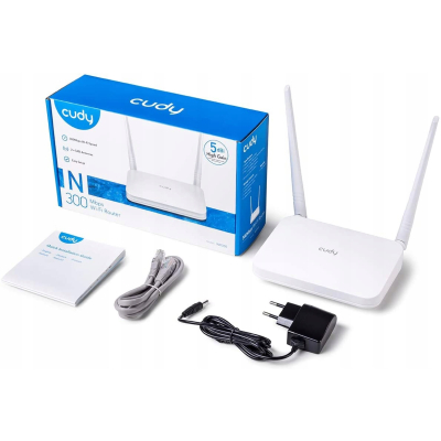 CUDY Router WiFi WR300 N300 4xLAN 1xWAN Sklep KOZIENICE RADOM