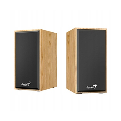 Genius głośniki SP-HF180, 6W, brązowe, drewniane