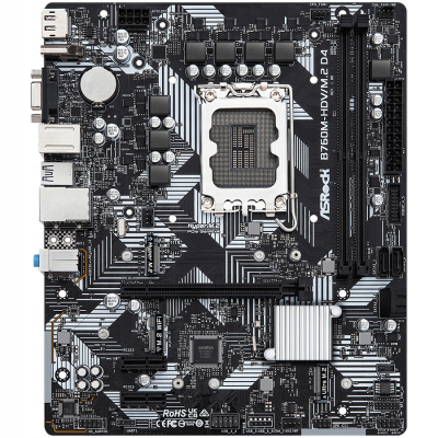 ASROCK B760M-HDV/M.2 D4 mATX LGA1700 DDR4