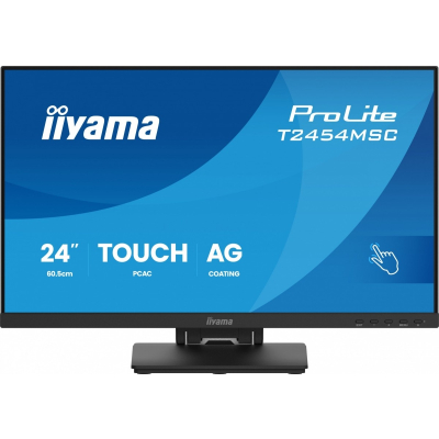 Monitor iiyama 24 cale T2454MSC-B3AG 10PKT POJ PS HDMI DP 300cd FHD 2xUSB