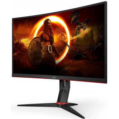 AOC Monitor CQ27G2S/BK 27 cali VA Curved 165Hz HDMIx2