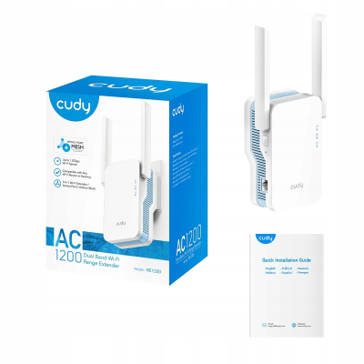CUDY Wzmacniacz sygnału WiFi RE1200 Mesh AC1200 Sklep KOZIENICE RADOM