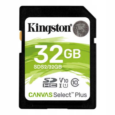 Kingston Karta pamięci SD 32GB Canvas 100MB/s