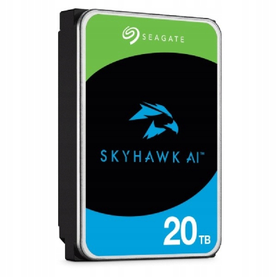 SEAGATE Dysk SkyHawkAI 20TB 3,5 256MB ST20000VE002