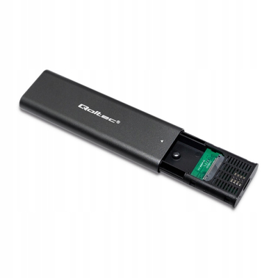 Qoltec Obudowa kieszeń do dysków M.2 SSD NVME PCI-E USB typ C