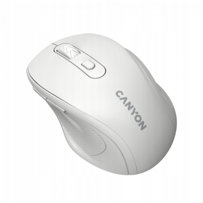 CANYON Mysz bezprzewodowa 6 przyc. 2.4GHz 1600 DPI biała