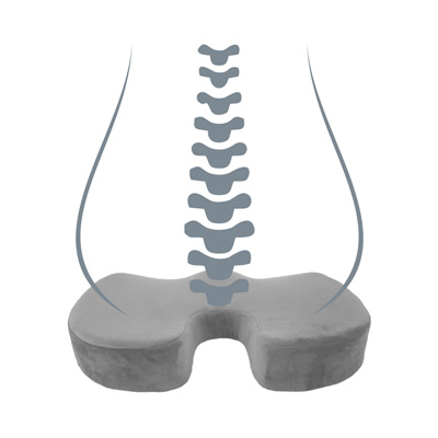 Powerton ERGO SEDOS Ortopedyczna poduszka, szary