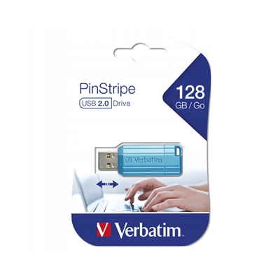 Verbatim USB flash disk USB 2.0 128GB StoreNGo niebieski, do archiwizacji