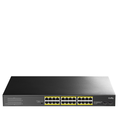 CUDY GS1028PS2 przełącznik sieciowy 24-portowy Gigabit PoE+ 300W