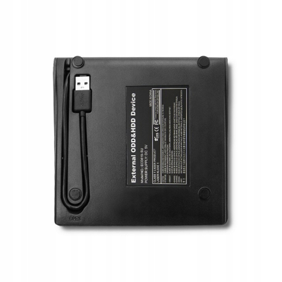 Qoltec Obudowa/kieszeń na napęd optyczny CD/DVD SATA USB 2.0 12.7mm