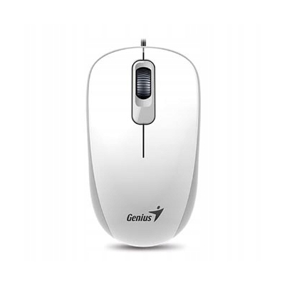 Genius DX-110 Mysz przewodowa, biała, 1000DPI