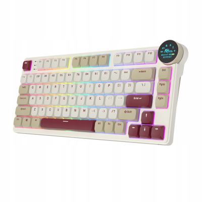 ROYAL KLUDGE RK N80 Rosy Clouds Gaming Keyboard Brown switch