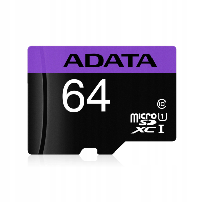 Adata microSDXC Premier 64GB UHS-1 class10 adapter