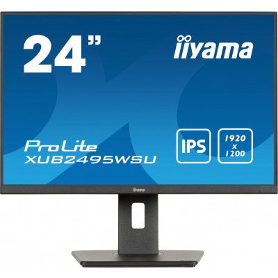 IIYAMA Monitor 24 cale XUB2495WSU-B7 IPS 16:10 300cd 4ms HDMI DP USB HAS