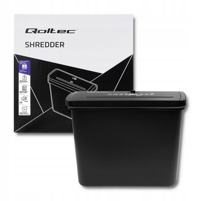 Qoltec Niszczarka Home & Office Strip cut 7L