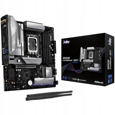 ASROCK B860M Livemixer WiFi mATX LGA1851 DDR5