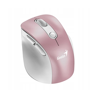 Genius Ergo 9000S Pro Mysz bezprzewodowa, różowa, 2400DPI