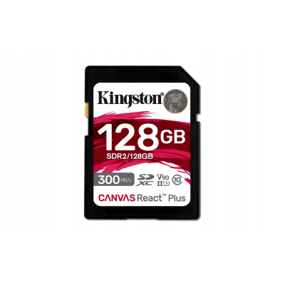 Karta pamięci SD 128GB Canvas React Plus 300/260 UHS-II U3