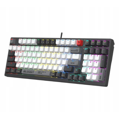Klawiatura mechaniczna Bloody WS98 Grey WRLS BLMS RED Plus A4TKLA47735