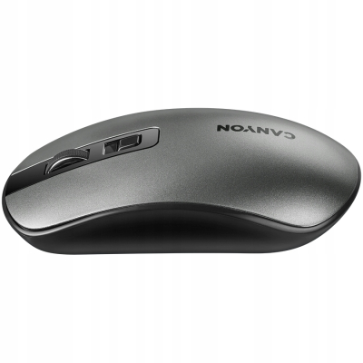 CANYON Mysz bezprzewodowa MW-18 Akumulator Ciemnoszara