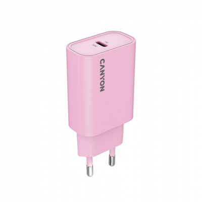 CANYON Ładowarka sieciowa OnCharge 30CL 30W 1xPD EU Różowa