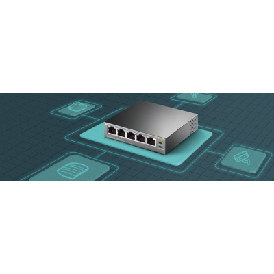 TP-LINK Przełącznik SF1005P 5 x FE (4x PoE)