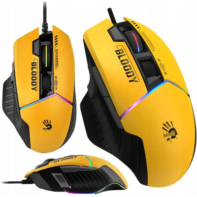 Mysz gamingowa A4tech Bloody W95Max Sports Lime RGB USB A4TMYS47259 SKLEP KOZIENICE RADOM