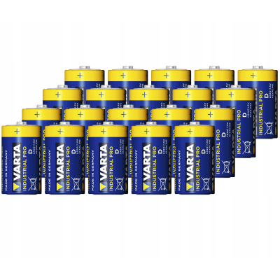 VARTA BATERIA ALKALICZNA D R20 INDUSTRIAL PRO 20pak