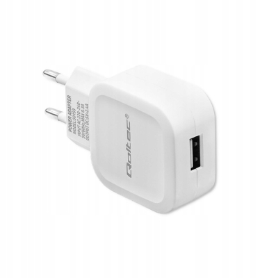 Qoltec Ładowarka sieciowa 12W 5V 2.4A USB