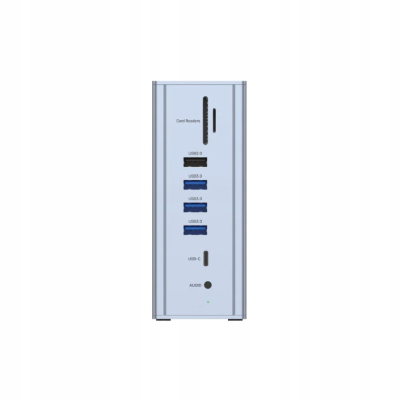 Unitek Stacja dokująca 15 w 1, USB-C z zasilaczem