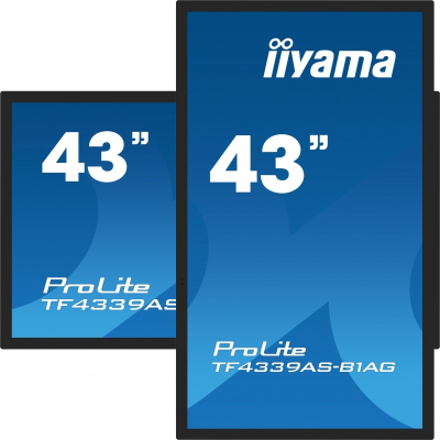 IIYAMA Monitor 43 cale TF4339AS-B1AG IPS 4K HDMI DP RJ45 ANDROID 24/7