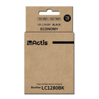 Tusz ACTIS KB-1280Bk Brother LC1280BK Standard cza