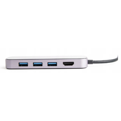 Unitek Hub USB-C 3.1 RJ-45 3xUSB-A HDMI 4K PD100W