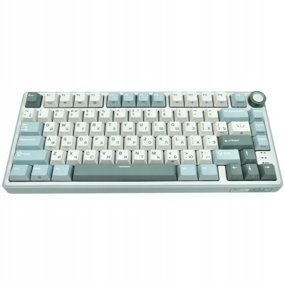 ROYAL KLUDGE R75 Sky Cyan Gaming Keyboard Brown switch