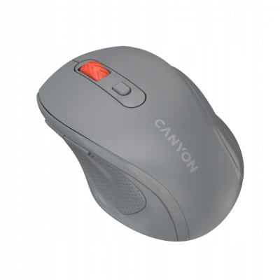 CANYON Mysz bezprzewodowa 6 przyc. 2.4GHz 1600 DPI ciemnoszara