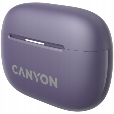 CANYON Słuchawki dokanałowe OnGo 10 ANC i ENC Fioletowe