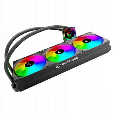 Rampage INFINITE V360 Chłodzenie wodne 360MM ARGB, czarne